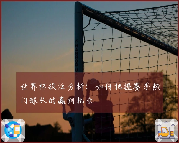 世界杯投注分析：如何把握赛季热门球队的赢利机会